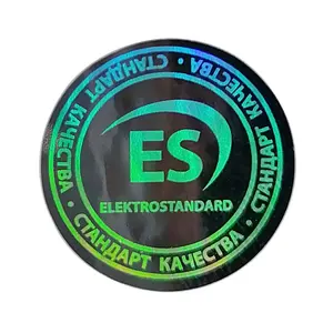 Etiqueta adhesiva de seguridad para electrónica, rollo de hoja personalizada 3D holográfica, anticouterfeit, impermeable