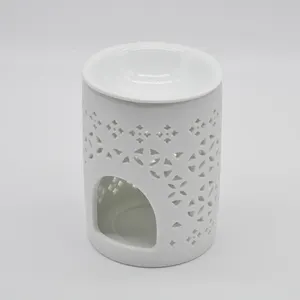 Pembakar lilin lucu buatan tangan elegan kustom kualitas tinggi terbuat dari keramik halus