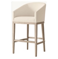 Chaise de bar en bois massif américaine