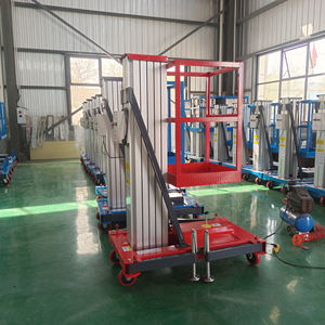 Hauteur de travail hydraulique 6m 8m 10m Mât mobile en alliage d'aluminium Plate-forme de travail élévatrice Plate-forme de travail aérienne - Product Image 6