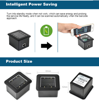AD320 - Módulo Escáner de Códigos QR 2D Mini, Lector de Códigos de Barras USB TTL232 CMOS para Kiosco, Torniquete, Punto de Venta, Control de Acceso
