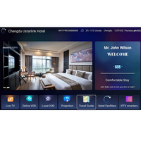 Interfaz de Operación Fácil de Usar de Ustarlink, Controles Sencillos, Diseño Brillante, Funciones Diversas, Solución de Software para Hoteles Android