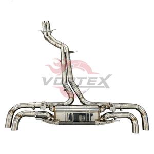 Échappement Valvetronic en acier inoxydable SS304 Vortex pour AUDI RSQ8 2019-2024, finition miroir, soudure à écailles de poisson, son actif, catback - Product Image 1