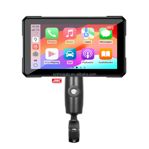Màn hình đa phương tiện JMC 5 inch cho xe máy, tích hợp Carplay, phát hành nhanh, màn hình IPS chống nước IP67, Bluetooth kép, GPS, WIFI, <span class=keywords><strong>camera</strong></span> 1080P, đa ngôn ngữ - Product Image 1