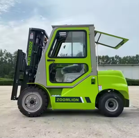 Nouveau Zoomlion FD30Z 3 tonnes Diesel 4WD transpalette assis avec mât à trois étages 1070x125mm fourche tout-terrain