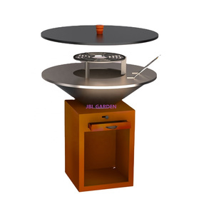 <span class=keywords><strong>Beefmaster</strong></span> extérieur Brasero BBQ Métal Foyer à bois Corten Steel Charcoal Barbecue Grill - Product Image 4