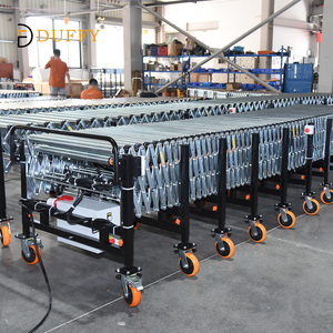 Konveyor Rol Akumulasi Teleskopik Duffy dengan Pengaturan Panjang yang Fleksibel untuk Pemuatan dan Pembongkaran yang Linier, Dilengkapi Penggerak Sabuk Pengatur Waktu - Product Image 1