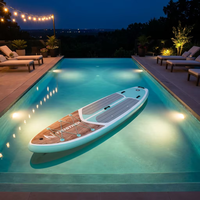 Planche de Paddle Gonflable Priorité à la Stabilité avec Chaise à Cadre en Aluminium Pliable