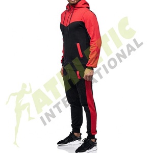 Couleur personnalisée combinaison survêtement jogging costumes décontracté formation jeunesse style rayure survêtements pour hommes à prix de gros - Product Image 6