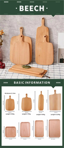 Planche à découper en gros pour cuisine, épaisse, grande, ronde, personnalisée, en bois de koa, noyer noir, acacia ou bambou, avec poignée - Product Image 3