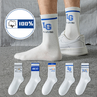 Greatshoes White Fashion Premium Men Socks, Fabricant de chaussettes de qualité supérieure, Acheter des chaussettes en ligne 100% Cotton Socks