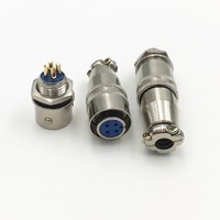 XS8 XS9 XS10 XS12 enchufe de aire rápido de aviación 8mm 9mm 10mm 2 3 4 5 6 pines Push-Pull 3A 250V conector de Metal de latón