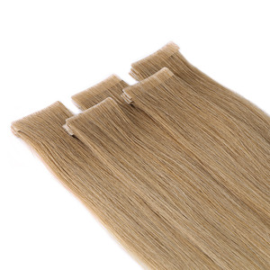 KSWIGS Premium Invisible PU <b>Tape</b> Extensions For Salon Thick Ends Double Drawn Remy Human Hair Long Lifespan - Product Image 2