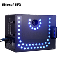 SITERUI SFX Nouveau Modèle 3000W LED Double Pompe à Huile et Chauffage Machine à Fumée Puissantes Geysers avec Contrôle Filaire DMX pour Scène Clubs et Bars