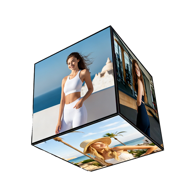 Flexible Installation P2.5 LED Cube Display Hanging Standing Wall-mounted Magic Cube LED Screen for Creative Advertising Show
