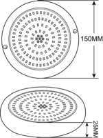 Nouveauté : Éclairage LED subaquatique mural 12V 10W rempli de résine, étanche IP68, en acier inoxydable 316SS pour piscine