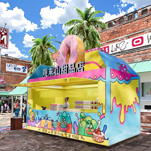 Camion di cibo per esterni commerciale personalizzato per il Design urbano Snack Mobile negozio di dolci su misura Visual Merchandising - Product Image 1
