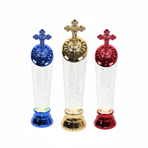 11" LED Cross-Tornado Water Lamp 30 PCS/Carton Elegant <b>Decorative</b> <b>Lighting</b> - Product Image 4