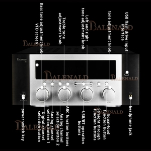 BALENALD X9 Digital Hifi <strong>Decoding</strong> Professional Fever Amplifier Home Dual-channel 5.0 <strong>Bluetooth</strong> High-power Amplifier - Product Image 3