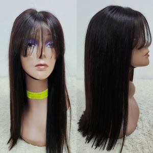 Letsfly Pelucas 4x4 con Cierre de Encaje y Flequillo, Línea de Cabello Pre-arrancada, 200% de Densidad, 14-32 Pulgadas, Cabello Humano Natural al por Mayor - Product Image 3