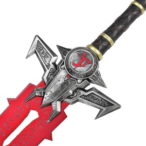 Réplique d'épée de 115 cm du jeu Doom Eternal, arme en métal véritable, lame en acier inoxydable, Doom Slayer Crucible, grande épée pour accessoire de cosplay - Product Image 3