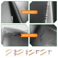 Pistolet de soudage en plastique 500c chauffage rapide Rechargeable efficace Kit de réparation de fissures de pare-chocs en plastique pour batterie Makita 18V