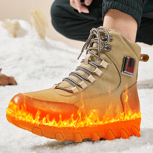 Bottes de neige chauffantes électriques rechargeables pour femmes, batterie 10000 mAh, nouveau gadget d'hiver, fonction de chauffage par recharge, chauffe-<span class=keywords><strong>pieds</strong></span> et chauffe-mains - Product Image 6