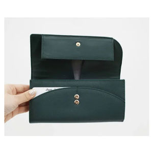 Nueva versión larga de la cartera de gran capacidad para mujer, tarjetero de cuero PU, monedero, billetera corta, regalo - Product Image 4