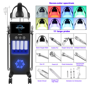11 in 1 Spa Machine With Skin Analyzer Deep Cleansing Skin Care Facial Oxygen Bubble Device Vacuum Blackhead Removal Machine - Product Image 4