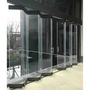Cortina de cristal plegable, sin marco, estilo económico, balcón, particiones, puertas - Product Image 3