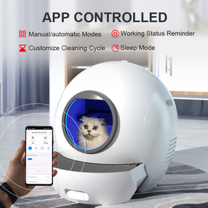 Pawty <span class=keywords><strong>Pura</strong></span> <span class=keywords><strong>Max</strong></span> Boîte à litière pour chat autonettoyante automatiquement International Global Version 100% fonctionne avec l'application - Product Image 5