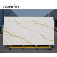 Solution de projet de plan de travail en surface solide en quartz technique Runpin Stone