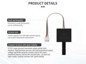 LEFOO Cảm Biến Áp Suất Nước Kích Thước Nhỏ 0.5-4.5V Máy Phát Áp Suất Máy Lọc Nước - Product Image 3