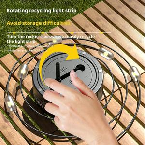 Lampe de camping solaire LED portable de type C, moderne et de haute qualité, en verre, couleur et taille personnalisables, OEM/ODM personnalisable - Product Image 4