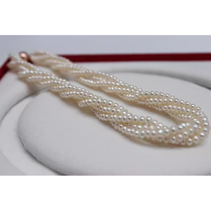 Bracelet en perles multicouches 1615, 3-4 mm, bijoux élégants et stylés pour femmes - Product Image 1