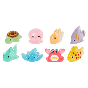 Lanshuo Resin Sea Animal Figures Mini Model Toys For Children Sand Play Set Educational Toy Gift - Product Image 4