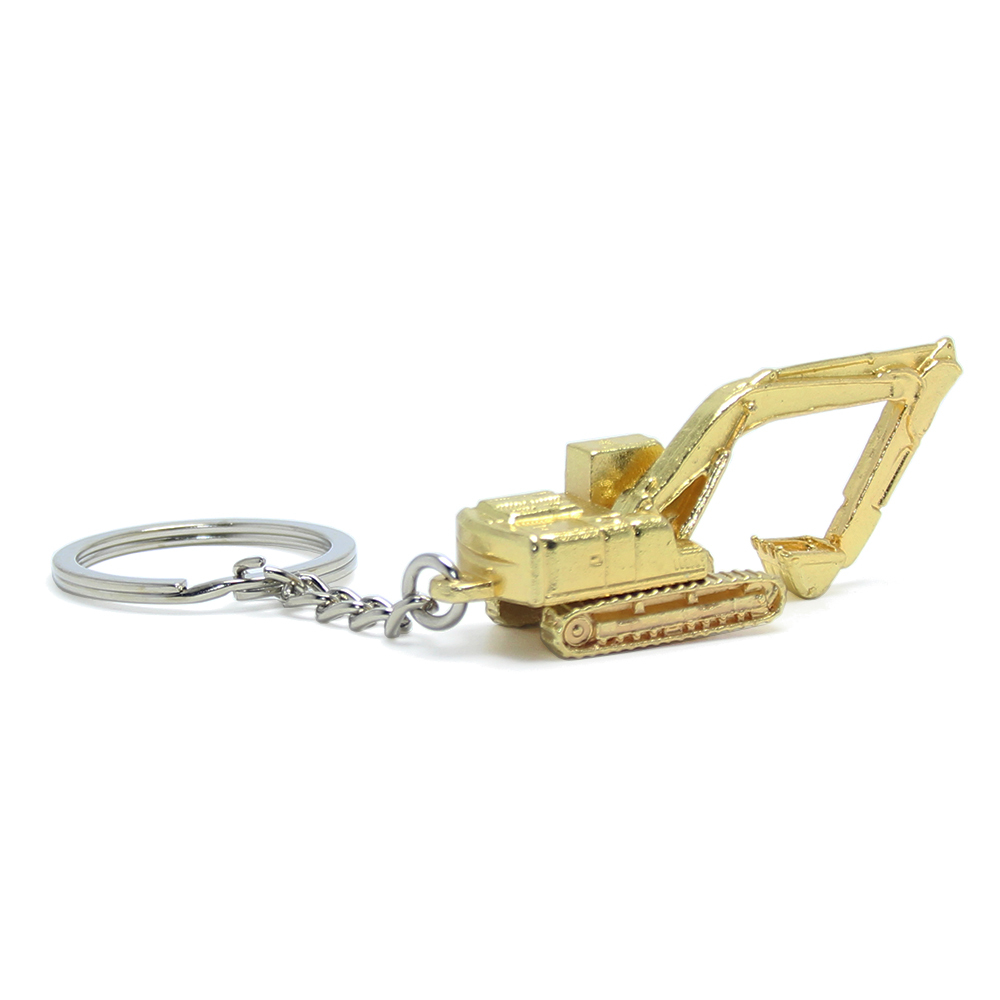 Digger Key Chain Mini Metal Excavator Keychain - Durable & Versatile Gift