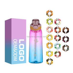 Botella de agua Tritan de 700ml recién actualizada, botellas de agua con sabor a aire con las nuevas cápsulas de sabor - Product Image 5