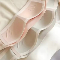섹시한 무봉제 튜브탑 브라, 보이지 않는 스트랩리스 브라, 여성용 속옷, 얇고 미끄럼 방지, 푸쉬업 브라렛, 무선 여성 란제리