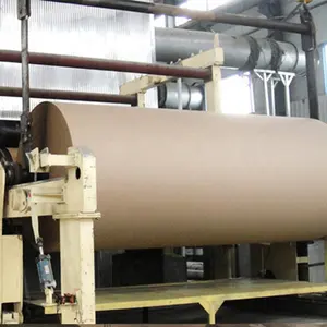 Altpapier recycling maschine Wellpappe Kraft papier maschine in der Papier industrie