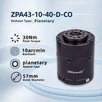 Actuador Robótico con Reductor de Torque Personalizado ZBDynamiX, Alta Precisión, Bajo Ruido, 10arcmin, con Motor de Engranajes DC, OEM o ODM