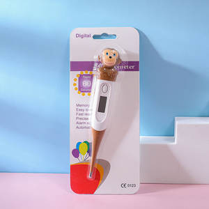 Accurate Digital <b>Thermometer</b> for Home Use English Cartoon Soft-tip Design for Children Adults Measures Temperature From Armpit - Product Image 6
