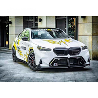 Alerón Delantero, Alerones Laterales y Difusor Trasero de Fibra de Carbono Seca, Aptos para el BMW M5 G90 MP Style 2025