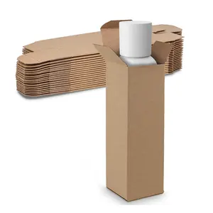 לוגו מותאם אישית הדפסת OEM יוקרה נייר קראפט קופסא קוסמטית נייר אלגנטי שפתון סרום שמן אתרי אריזת מתנה קופסא מתנה