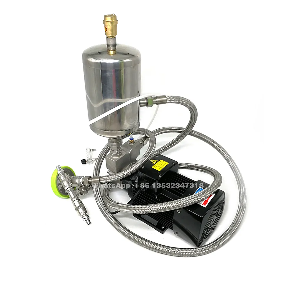 YS Pompa Pencampur Cair Gas 1,1 KW dengan Tangki, 1Set Pompa Generator Gelembung Nano, Peralatan Persiapan Air Kaya Oksigen