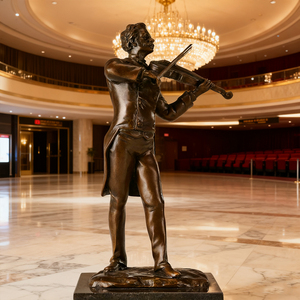 Grande statue de Benjamin Franklin grandeur nature personnalisée décor carré de parc <span class=keywords><strong>cerf</strong></span>-<span class=keywords><strong>volant</strong></span> moulé à la main en bronze attirant la foudre modèle célèbre - Product Image 2