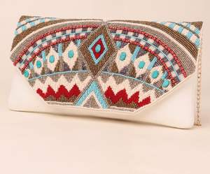 Pochette de soirée pour femme avec détails en strass, sacs à main perlés faits à la main, pochettes de créateur pour le shopping en soirée - Product Image 6