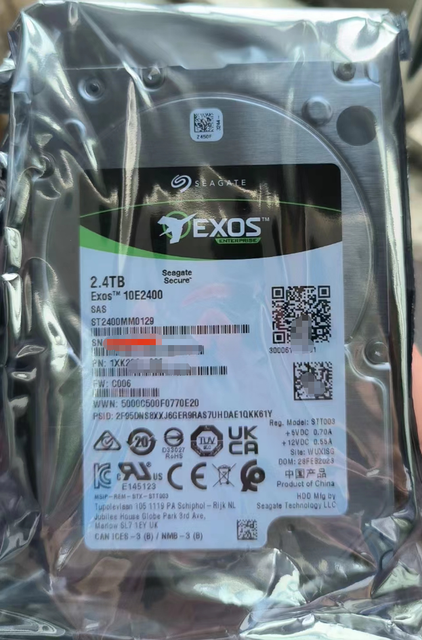 2.4TB 2.5'' SAS 10K 12GB 256MB ST2400MM0129 Hard Disk for Server
