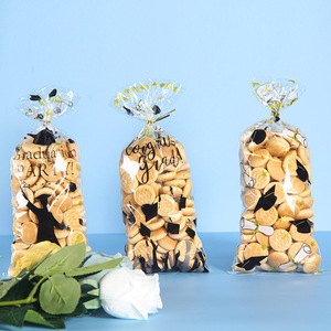 Bolsas <span class=keywords><strong>de</strong></span> dulces <span class=keywords><strong>de</strong></span> fondo plano aptas para uso alimentario, ideales para la temporada <span class=keywords><strong>de</strong></span> graduación, bolsas <span class=keywords><strong>de</strong></span> regalo para festividades, bolsas para hornear pasteles y <span class=keywords><strong>Navidad</strong></span> - Product Image 1