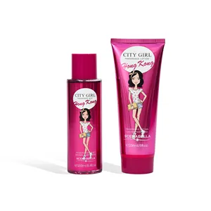 Wholesale City Girl 250ML body mist +236ml body lotion High Quality Body Spray And Lotion Deodorant SG0071-SG0074